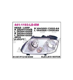 Esse Otomotiv Caddy 04-10 Sol Far - DPO-441-1193L-LD-EM - 2K0941005D