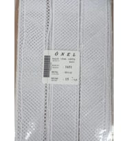 Dantel Polyester Güpür Bant Beyaz 15 Metre En 3 Cm On-1651-b