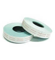 Kraf Fiyat Etiketi BEYAZ Çift Satır (MX-6600 için) 12'li Paket 