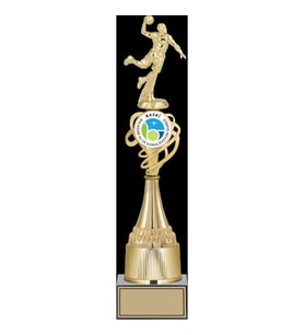 ODAK KUPA - Figürlü Kupalar - Hentbol Figürlü Kupalar FG-036 A - 44 cm