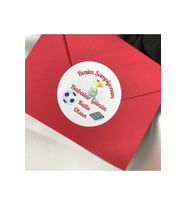 Babalar Günün Kutlu Olsun Etiketi Benim Şampiyonum Kupa Sticker Father 4 Cm (40 Adet)