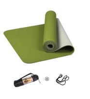 Pilates & Yoga Egzersiz Matı Çift Renkli  YEŞİL