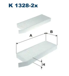 FILTRON K13282X Polen Filtresi 9804163380 9837470680