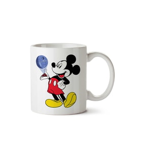 Mickey Mouse Death Star Plans Star Wars iki Tarafı Baskılı Kupa Bardak