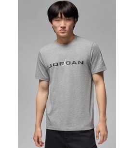 Nike Jordan Air Tee SS Crew Gray Erkek Günlük Pamuklu Tişört Gri