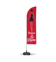 Bayan İç Giyim  Reklam Yönlendirme ve Tanıtım Yelken Bayragı
