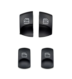 Mercedes Sprinter, Volkswagen Crafter için Cam Düğme Kapağı-4'lü Set