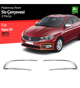 Fiat Egea Uyumlu Krom Sis Farı Çerçevesi 2 Parça. 2015-2020 (Karışık)