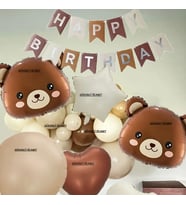 RETRO AYI FOLYO KAFA BALON SET