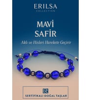 Sertifikalı Mavi Safir Taş Bileklik – Aklı ve Hisleri Harekete Geçiren Enerji Taşı (Çok Renkli)