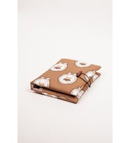 Kitap Kılıfı ve Defter Kılıfı 20x25 cm A5 Uyumlu Fermuarlı Kalem Cepli Kumaş Organizer
