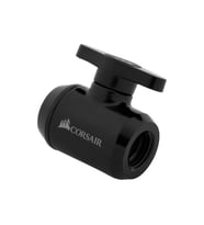 CORSAIR CX-9055019-WW Fitting (valve),XF Adapter (Shut-off ball valve; black)