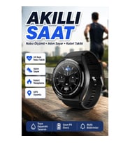 Amoled Ekran Akıllı Saat GPS Uyumlu Nabız Sensörlü Adımsayar