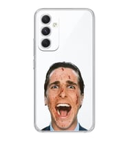 Samsung Galaxy A25 Uyumlu American Psycho Tasarımlı Şeffaf Telefon Kılıfı