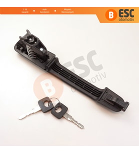 Mercedes Axor 1999-2014 Atego 1998-On Unimog 2013-On Scania 3 1987-1998 için Dış Kapı Açma Kolu Anahtarlı A0007601359