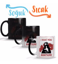 Recruta Akatsuki Naruto Sihirli Kupa Bardak Porselen