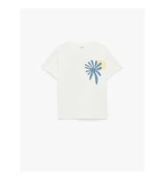 Koton Baskılı Beyaz Erkek Çocuk T-Shirt 6SKB10056TK