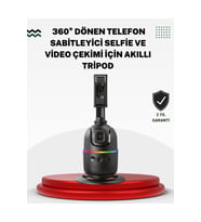 Otomatik Yüz Takipli 360° Döner Gimbal Standı, Sosyal Medya İçin Ideal
