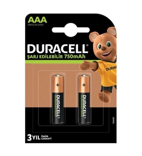 Duracell 1.2v 750 Mah Aaa Şarjlı Kalem Pil 2li