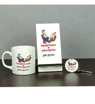 Psikolojik Danışman ve Rehber Öğretmen Üçlü Set (Kupa + Telefon Standı + Anahtarlık)