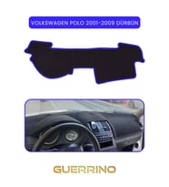 VOLKSWAGEN Polo (2001-2009) DÜRBÜN  TORPİDO KORUMA HALISI MAVİ KENAR