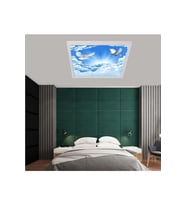 Yatak Odası Avize- 60x60 54w-yeni Ensil Aydınlatma-kuşlu Gökyüzü Tavan-6500k-beyaz Işık-tavan Avize