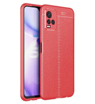 Pilelistore   Vivo Y21S Kılıf Auto Focus Kapak - Kırmızı