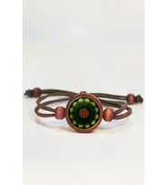 Mandala Ahşap Bileklik