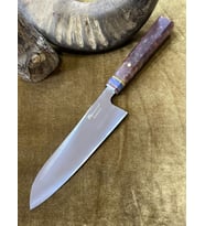 AKMAN KNIFE El yapımı şef bıçağı epoksi saplı tam boy 34 cm