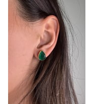 Kadir Jewellery 22 Ayar Altın Kaplama Kadın Minimal Küpe -El İşçiliği Ve Hipoalerjenik Küpe