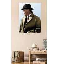 Fötr Şapkalı Mustafa Kemal Atatürk 50 x 70 cm
