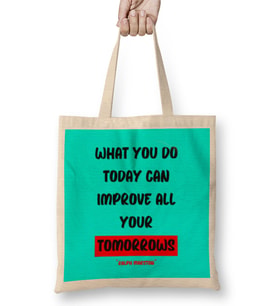 Motivational Quotes Sayings Words Gifts - Entrepreneurs İnspiration Success Work Typography Gifts Bez Çanta Uzun Saplı