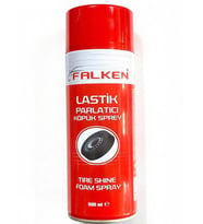 FALKEN LASTİK PARLATICI KÖPÜK SPREY -2'Lİ- CM1-335 (Renksiz)