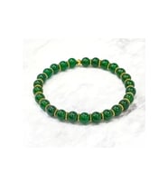 Unisex - Yeşil Renk Jade Doğal Taşlı Elegant Padore Bileklik  Bolluk, Para, Bereket, Şifa Taşı!
