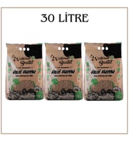 Natural Bastet Topaklanan Çam Pelet Kedi Kumu 30 Litre