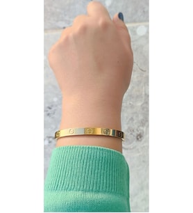 Cartier Bileklik Taşsız  Hediyelik