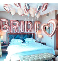 Bride To Be Partisi Balonlarla Oda Süsleme