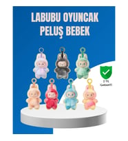 Mey İthalat® Dekoratif Labubu Karakter Figürü – Kaliteli Peluş Malzeme