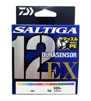 Daiwa Saltiga Durasensor 12EX 300m Multicolor Örgü - İp Misina 0.16mm - 1.5PE - 14Kg