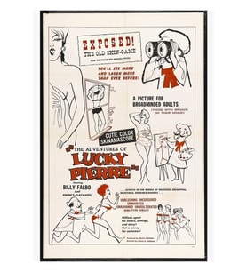 Şanslı Pierre'in Maceraları - 1961 - Vintage Film Posteri Tablo Ahşap Poster Dekoratif