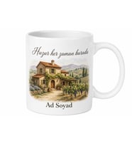 Bağ Evi Hatırası Kişiye Özel Kupa Bardak Hediye Anı Kupası