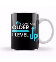 I Don t Get Older I Level Up Gamer Birthday Kupa Bardak Porselen