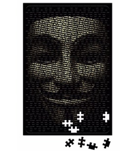 V For Vendetta We Don't Puzzle 240 Parça Yapboz