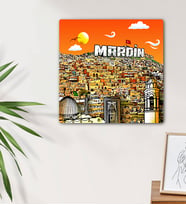 Mardin Tasarımlı Mdf Duvar Tablosu