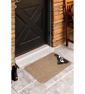 Bej Kedi Desenli Kapı Önü Paspası KP07