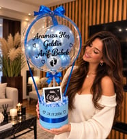 Bearbloom Kişiye Özel Tasarlanabilir Fotoğraflı Balon Konsept Kutu