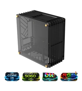 HYPER ROCKET GRID İ5 14400F 32GB RAM RTX5060 1TB NV3 M.2 Masaüstü Oyuncu Bilgisayarı