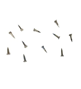 Klips, Menteşe, Ayağı Çivisi 7mm Çelik - Nikel 100gr