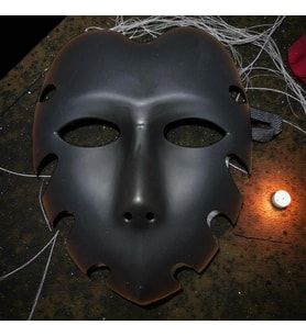 VIP YÜKSEK KALİTE SQUİD GAME WAİTER MASKESİ CADILAR BAYRAMI KORKU MASKESİ HALLOWEEN MASK SİYAH MASKE