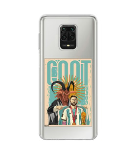 Redmi Note 9 Pro/Note 9S Uyumlu Lionel Messi Desenli Şeffaf Telefon Kılıfı